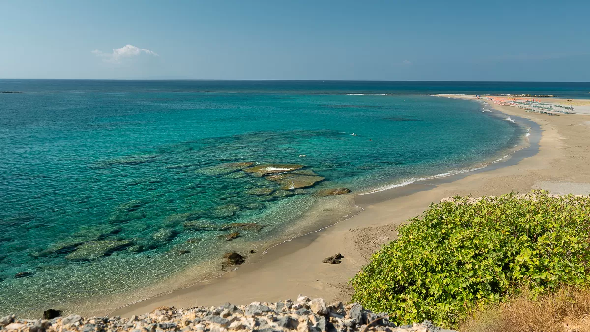 Kreta: Der Strand von Frangokastello